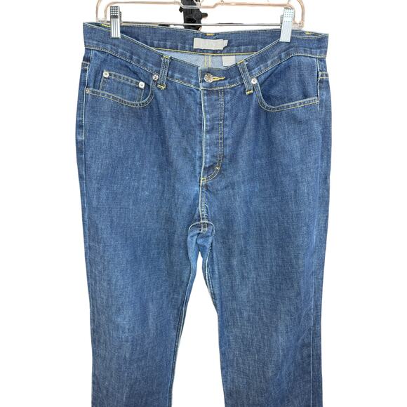 J. Crew Dark Wash Button-Fly Boot Cut Jeans 14L 5-Pocket Casual - Picture 11 of 14